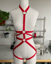 Shay Full Body Harness - Red