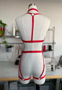 Clarice Top Harness RED